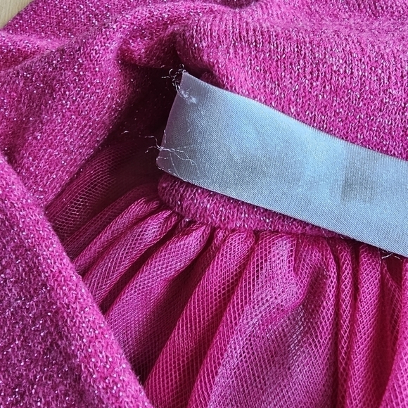 Youngland Dress with Layered Tulle Skirt and Sparkle Knit Top, Size 3T - Picture 8 of 10